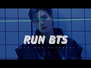 RUN BTS : SUGA RAP STEP BY STEP TUTORIAL WITH EASY LYRICS #runbts #suga #raptutorial