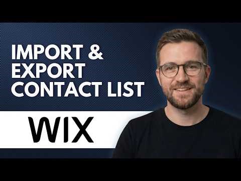 How To Import and Export Your Contact List on Wix Website (Step By Step 2026)