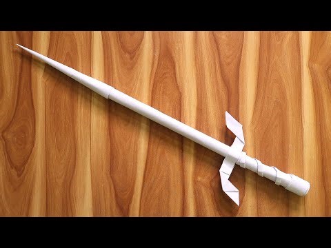 How to Make a Knight’s Long Sword with Paper ⚔️