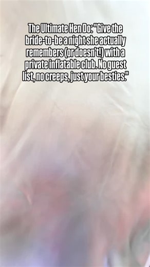 Henparty idea. Hire a private lodge and have your own private nightclub setup right outside your door! Party with your beasties all night long! #bride #henparty #besties #girlsnight | Pump It Up Parties Limited