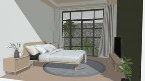 Tropical bedroom - Download Free 3D model by achmadsihab
