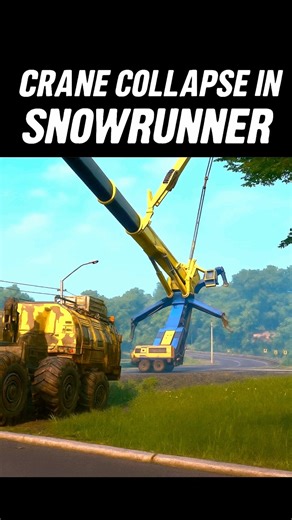 Tipping Point: How One Truck's Mass Brought Down a Mechanical Giant #snowrunner #fails