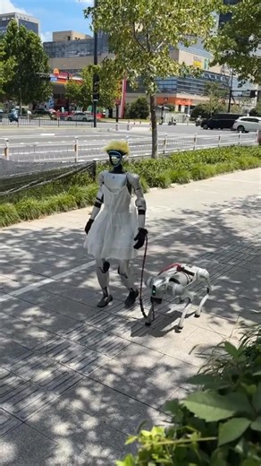 14K views · 54 reactions | Lạy, người robot dắt chó robot đi dạo | Vietnam Economy | Facebook