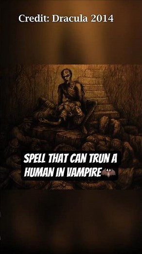 Cursed Spell that transform you into a Vampire! 🧛‍♂️ #DarkMagic
