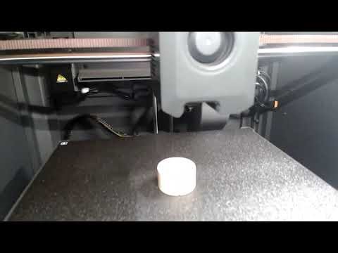 Soft Tape Measure Spool Remix Parametric 3D Print Timelapse