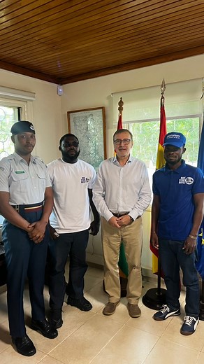 164K views · 13K reactions | BuzstopBoys paid a courtesy visit to His Excellency Ángel Lossada Torres-Quevedo, the Ambassador of Spain to Ghana. We shared our mission as an NGO explore opportunities for collaboration and learning more about the culture Spain  #fypシ゚ #fbviral | Buzstopboys | Facebook