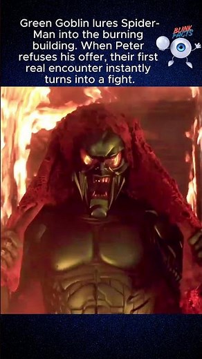 Spider-Man (2002) | Spider-Man Meets Green Goblin in the Burning Building #movie #movies #spiderman