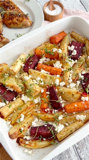Jeg elsker rodfrugter med honning og feta 😋 Opskrift i kommentarfeltet ❤️ | One Kitchen - A Thousand Ideas