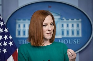 ‘Maybe Lincoln’s ghost’: Jen Psaki interrupted by strange noise during White House press briefing