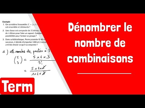 Comment déterminer le nombre de combinaisons à k éléments d'un ensemble ?