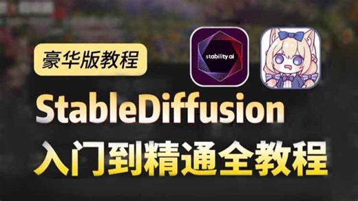 【秋叶SD教程】2026最新StableDiffusion保姆级教程——秋叶零基础入门到精通商业实战 AI绘画出图全流程（附SD安装包）