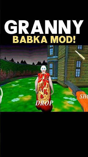 Granny 3 Babka Mod! :)👉💥 Grandpa😱 Granny🤪 #shorts #granny