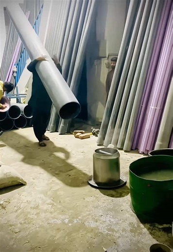 sm pvc pipe haid warking team #foryou #foryoupage #fyp