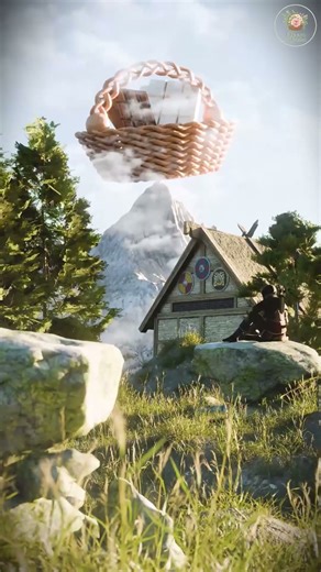 3D CGI Ad 🧺#3DBranding #3DAnimation #GiftBasket