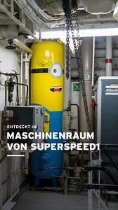 🤫 Behind the Scenes 🤫 Der Maschinenraum von SuperSpeed 1 steht Fahrgästen in der Regel nicht offen. Heute haben wir haben eine exklusive Sneak Peek für euch mitgebracht - mit einem unerwarteten Auftritt am Ende. 😜 📹 @pocketful_of_memories #colorline #colorlinemomente #maschinenraum | Color Line GmbH