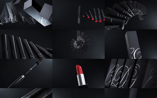 C4D口红产品动画（附工程源文件）