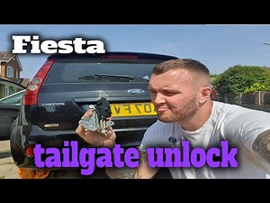 Fiesta tailgate does not release with dash button or fob
