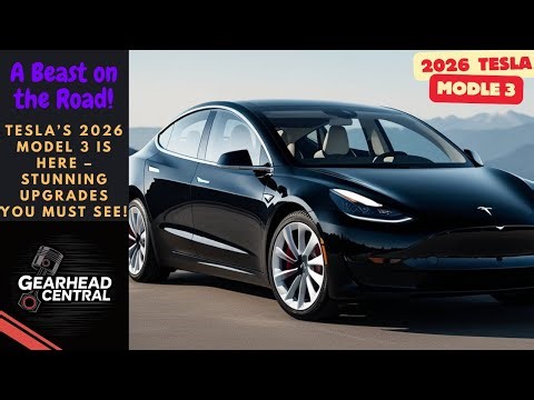 🚀 2026 Tesla Model 3 First Look – Next-Gen Power & Features Revealed!