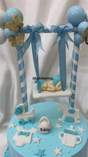 Welcome Baby Boy Cake: A Sweet Celebration