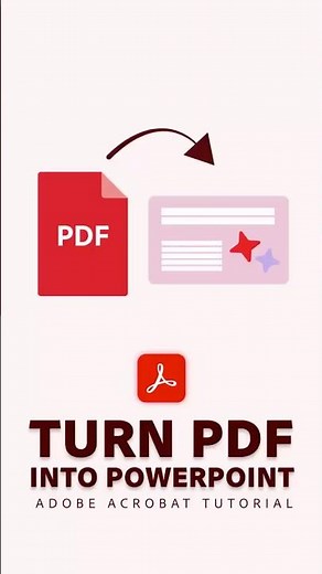 Turn a PDF into a PowerPoint with Adobe Acrobat AI