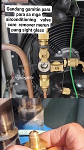 Valve core remover #everyoneシ゚ #refrigerationtech #aircontechnician | Alfe Logente