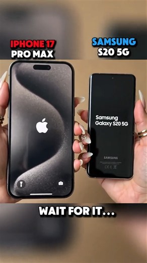IPHONE 17 PRO MAX VS SAMSUNG GALAXY S20 5G