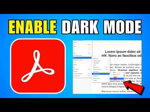 How To Enable Dark Mode In Adobe Acrobat Reader (2026) (Complete Guide)
