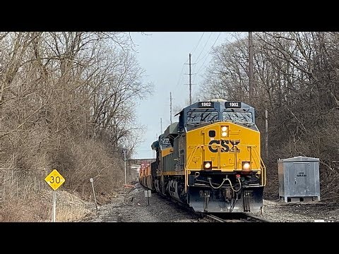 CSX Trains in Cleveland Ohio 3/25/2026 | CSX Cleveland Shortline Subdivision