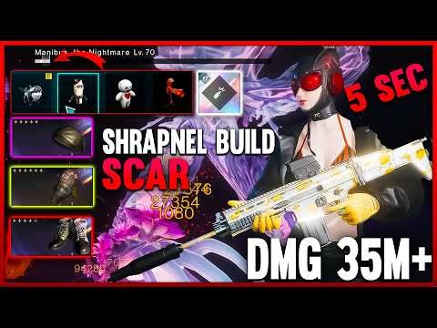 NO RELOAD NEW META SOCR SCAR THE LAST VALOR BUILD - ONCE HUMAN HUGE DPS 35M+ BEST SHRAPNEL BUILD