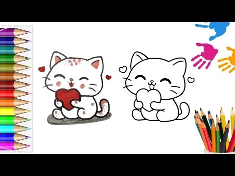 Cute Cat Drawing Tutorial | Simple Drawing for Beginners