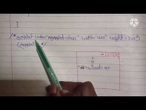 print factorial number on applet viewer | applet program practical | awt concept | GUI