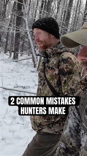 2 common mistakes hunters make when hiking in