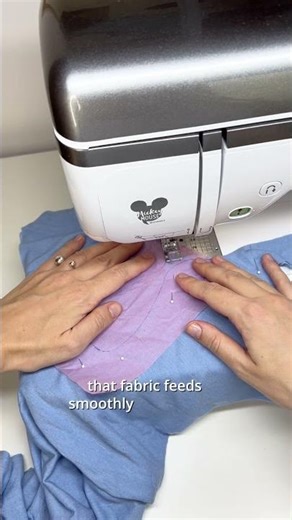 How to sew keyhole on stretchy knit fabrics🤩