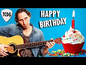How To Play Happy Birthday Song! Very Easy For Acoustic Guitar TCDG