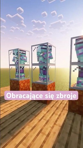 Jak zrobić kręcące się zbroje w Minecraft