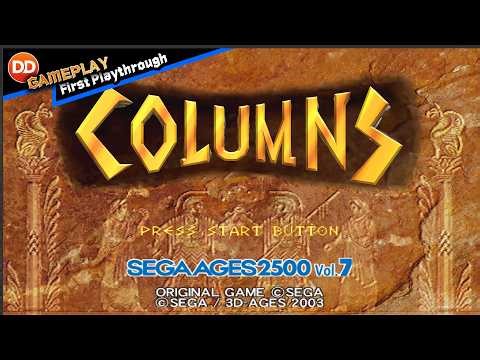 [PlayStation2] Sega Ages 2500 Series Vol. 7: Columns (2003) - Gameplay | Ps2