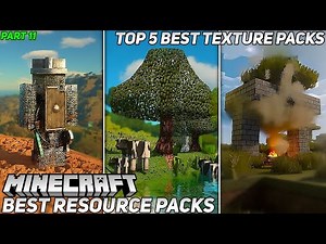 Top 5 Realistic Texture Packs For Minecraft 1.21.2/1.21.3!