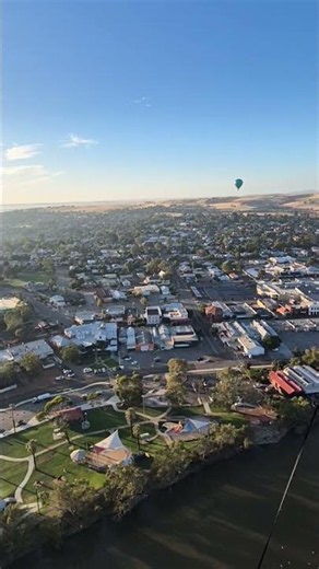 View of Northam from Hot Air Balloon