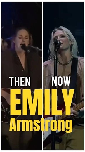 Then & Now | Emily Armstrong from Dead Sara to LINKIN PARK #linkinpark #shorts