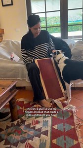 7.6K views · 47 reactions | This week I made another scratch board, because mine is in NJ in a storage container and Neon needed a manicure . Super easy project, anyone can make for very little. It’s very easy to get your dog scratching, especially if they know how to shake paw. #dogdiy #dogcare #dogtricks | Thinking Canine | Facebook