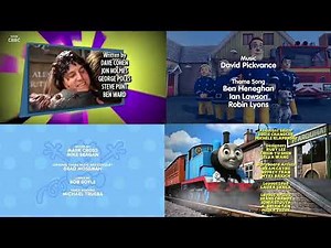 Horrible Histories, Wow Wow Wubbzy, Thomas, Olivia and Fireman Sam Credits Remix