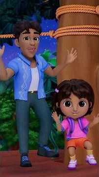 dora and papi dance help the stars! #shorts