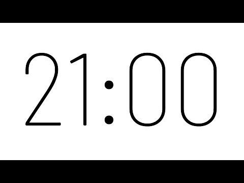 21 Minute Timer with Alarm