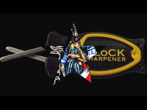 How to Sharpen Electric knife blades, Sharpening Serrated edge carving knife with a Block sharpener