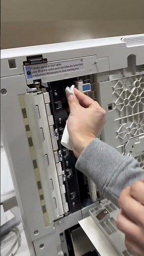 Canon ADF Scan Glass Cleaning