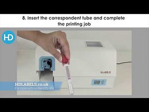 Godex GTL-100 Tube Printer in Operation | HD Labels