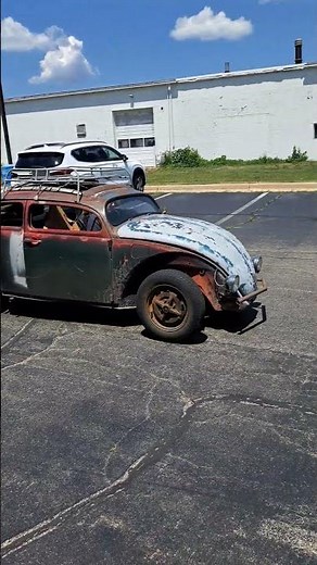 Rat Rod VW Beetle #ratrod #vwbeetle