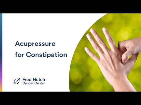 Acupressure for Constipation