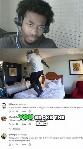 Broke The Bed! Hilarious Jump Fails & Consequences #shorts
