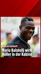 171K views · 812 reactions | Der Italiener Mario Balotelli zündet einen Knallkörper an und wirft diesen mitten in den Raum der Mannschaftskabine des Türkischen Clubs Adana Demirspor. #Balotelli #Feuerwerk #Reels | BILD Sport | Facebook